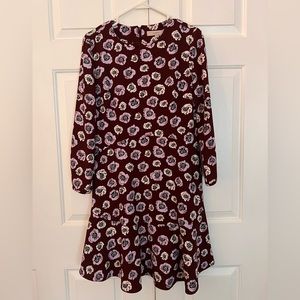 Loft Long Sleeve Floral Dress Size 6